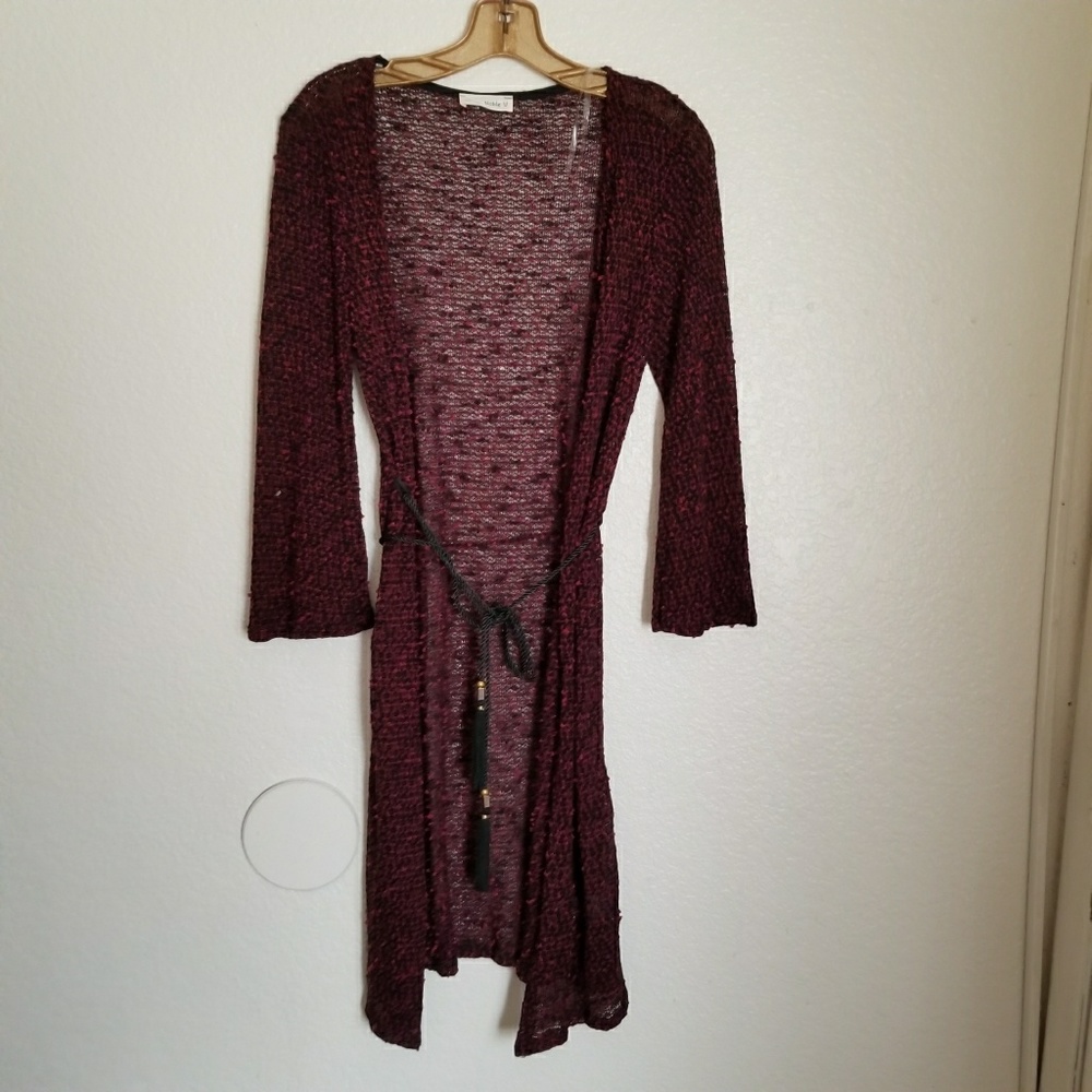Knit bohemian kimono style cardigan